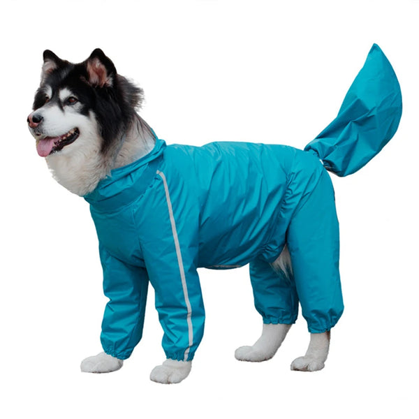 Reflective Pet Hooded Rain Coat