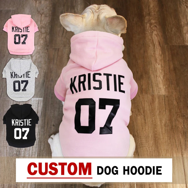 Personalized Pet Name Clothing Hoodies