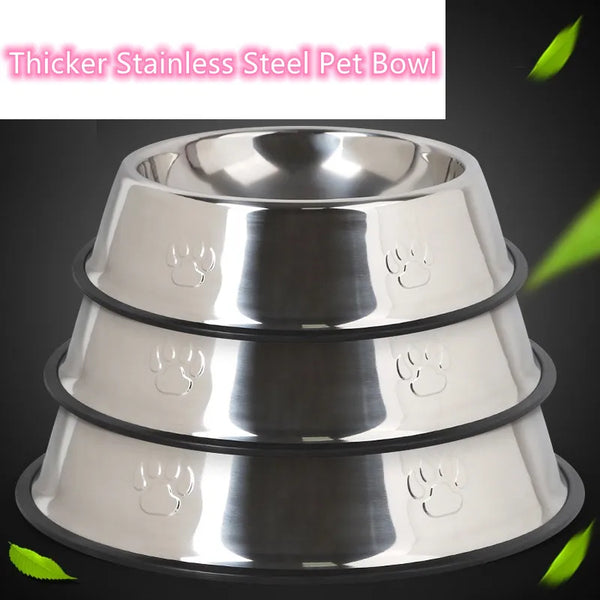 Stainless Steel Pet Feeder Bowl