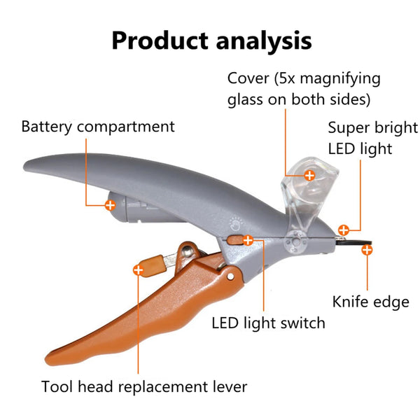 LED Pet Nail Clipper