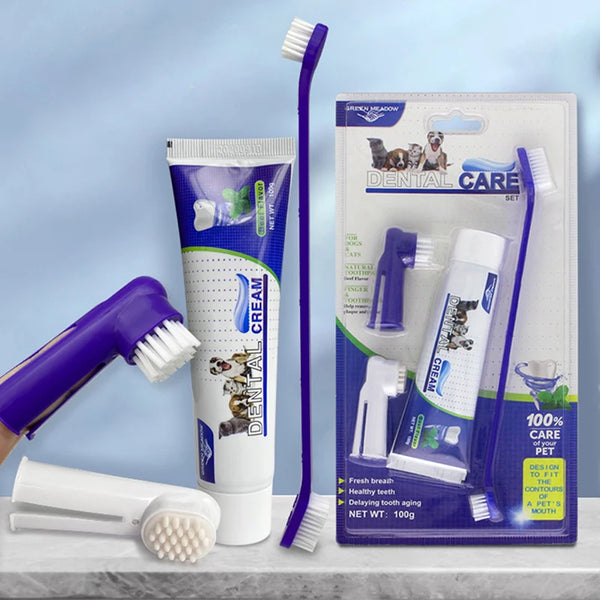 Pet Toothpaste And Toothbrush Set