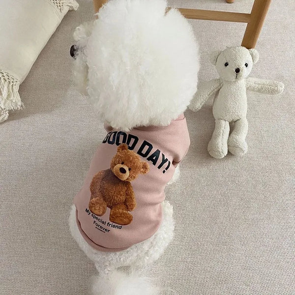 Cute Bear Dog  Hoodie