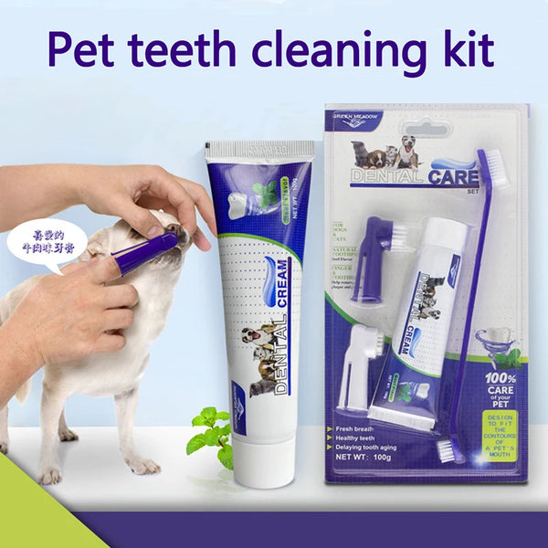 Pet Toothpaste And Toothbrush Set