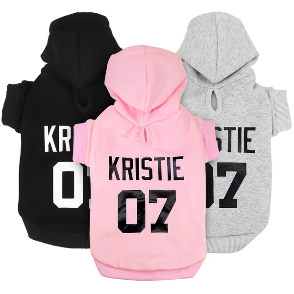 Personalized Pet Name Clothing Hoodies