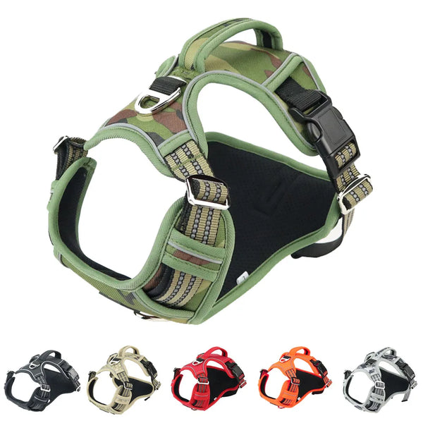 1000D Oxford Cloth Reflective Pet Dog Harness