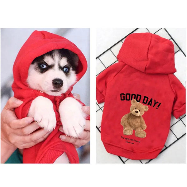 Cute Bear Dog  Hoodie