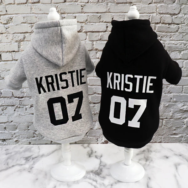 Personalized Pet Name Clothing Hoodies