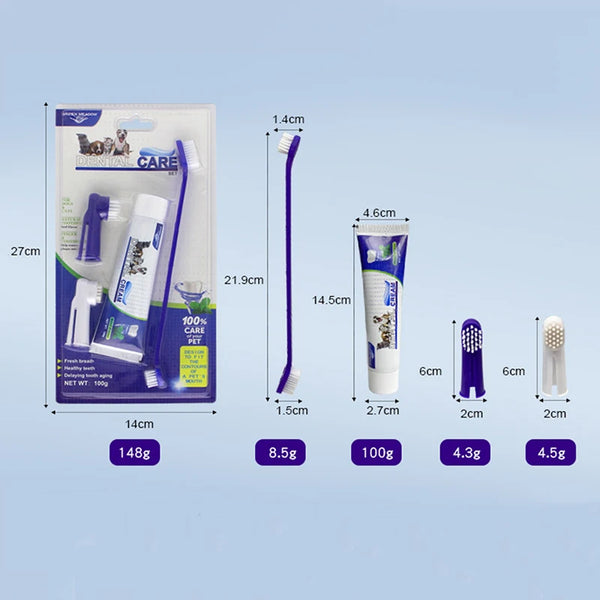 Pet Toothpaste And Toothbrush Set