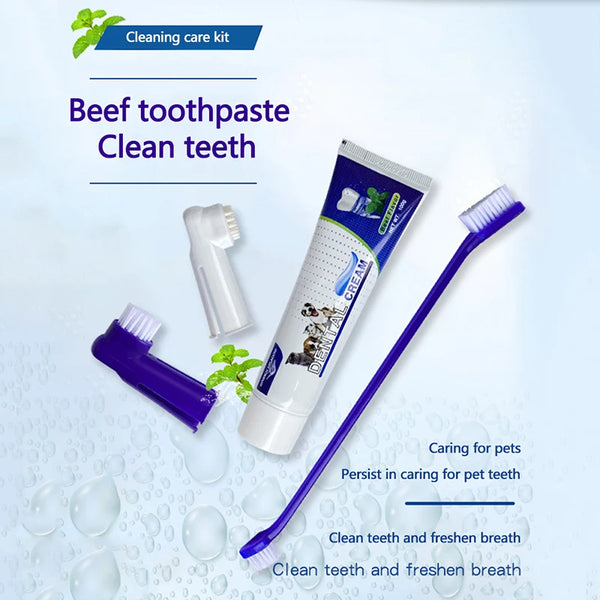 Pet Toothpaste And Toothbrush Set