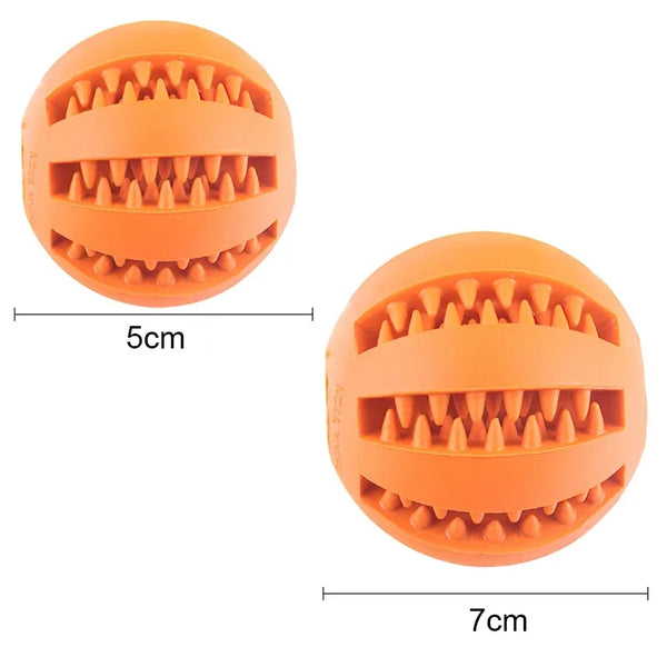 Pet's Tooth Cleaning Rubber Food Ball