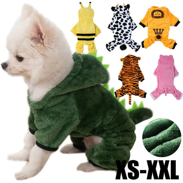 Winter Warm Dog Jumpsuit Costume