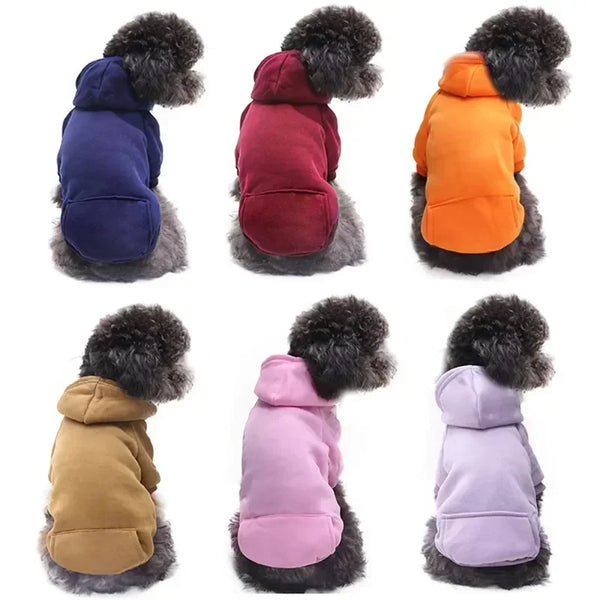 Pet Winter Warm Hoodies