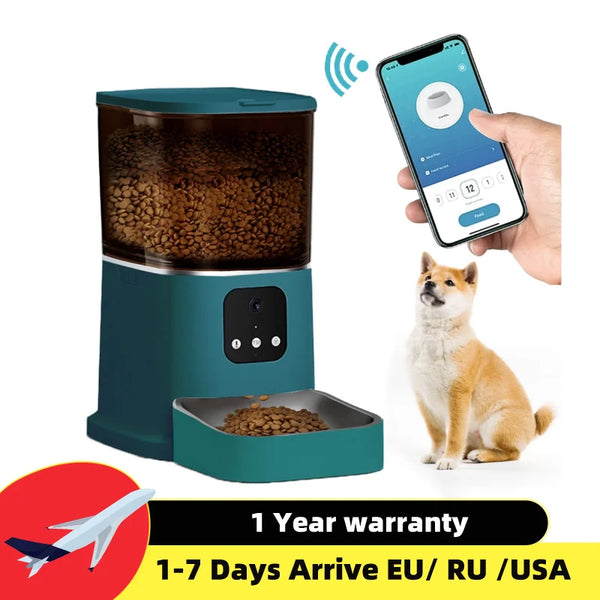 Automatic Camera Video Smart Pet Feeder