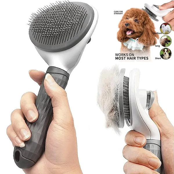 Stainless Steel Pet Hair Removal Comb