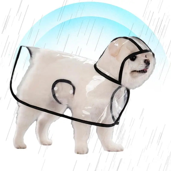 Waterproof Pet Raincoats With Poncho