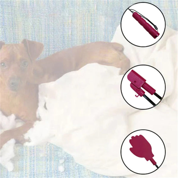 Red Folding Pet Training Stick