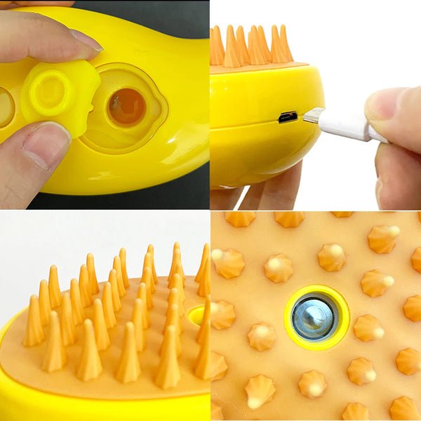 Pet's Steam Electric Brush