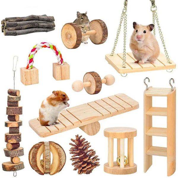 Natural Wooden Pets Toys