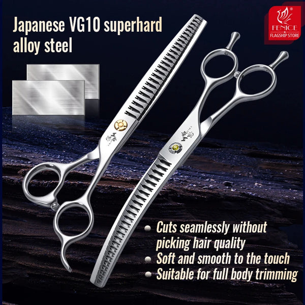 VG10 Steel Pet Grooming Chunker Scissors