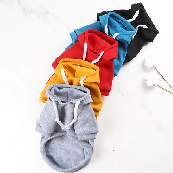 Large Clothes Winter Warm Dog Hoodies