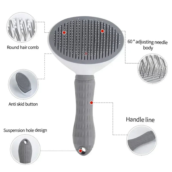 Stainless Steel Pet Hair Removal Comb