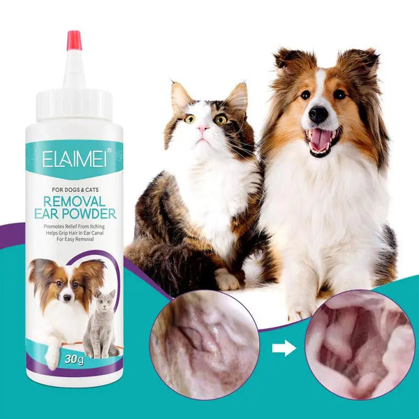 Anti-ticks Pet Ear Hair Removing Powder