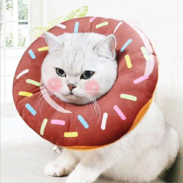 Sweet Donuts Cat Elizabethan Collar