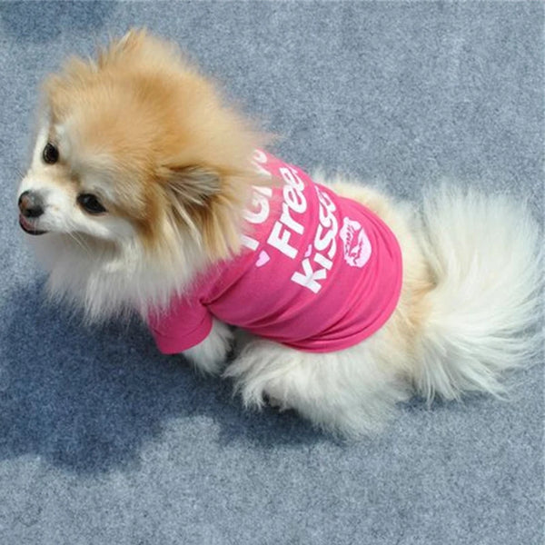 Sweet Print Pet Cotton T-shirt