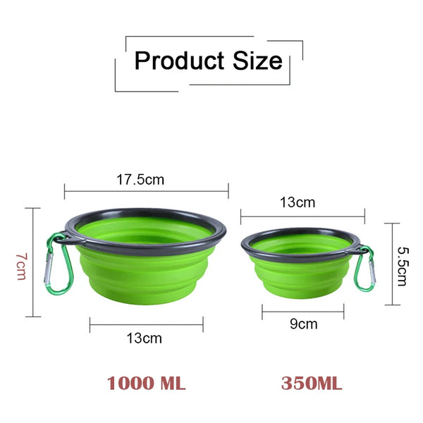 1000ML Silicone Dog Feeder Bowls