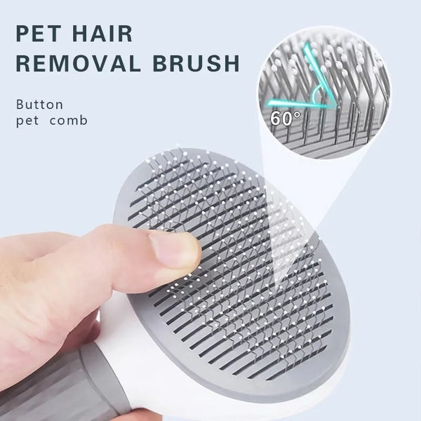 Self Cleaning Pet Hair Remover Brush