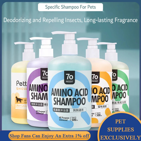 Pet Bath Hair Cleaning Shampoo