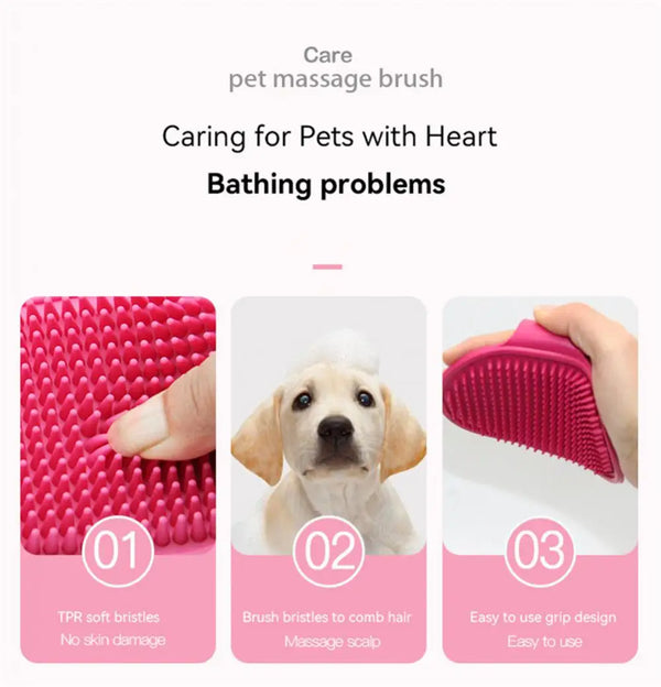 Soft Rubber Pet Hair Remover Tools