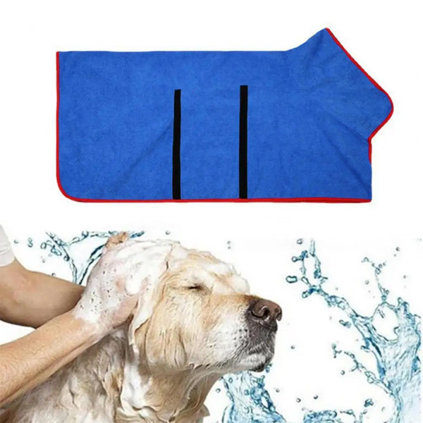 Absorbent Microfiber Pet Bathrobe Towel