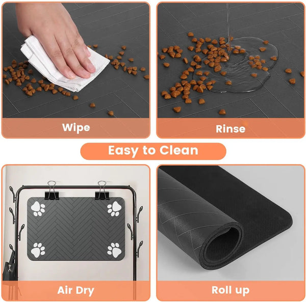 Pet Feeding Water-Absorbent Mat