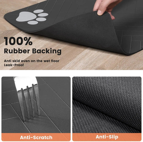 Pet Feeding Water-Absorbent Mat