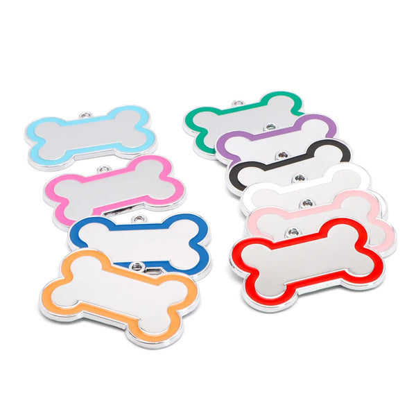 Pet 100Pcs 10 Colorful Bone Collars