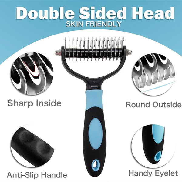 Pet 2 Sided Hair Remover Brush