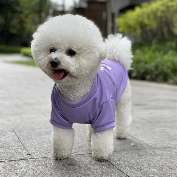 Sweet Print Pet Cotton T-shirt