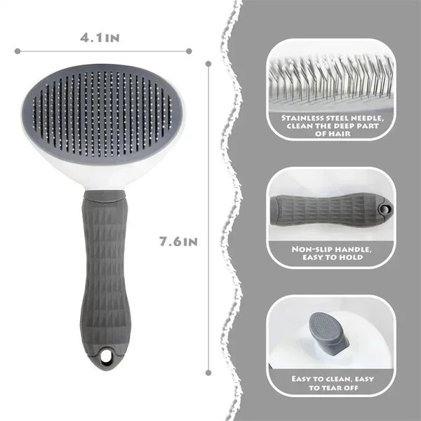 Stainless Steel Pet Hair Removal Comb