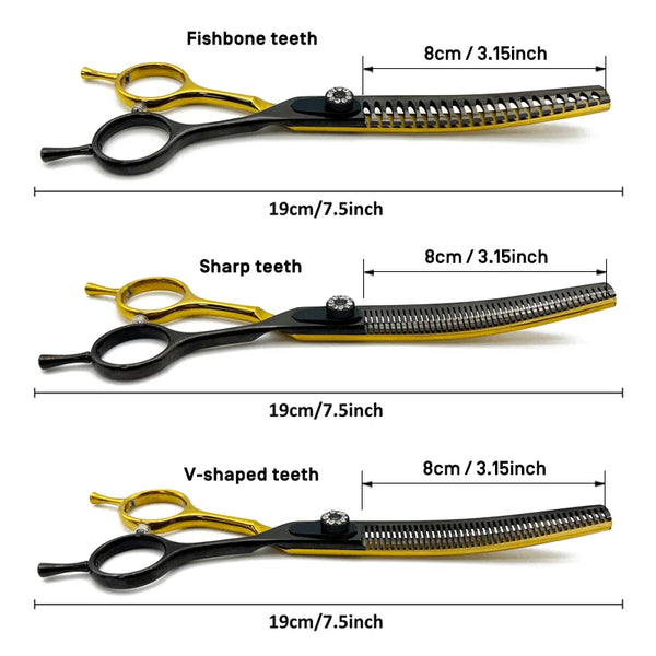 Curved Chunker Scissors For Pets