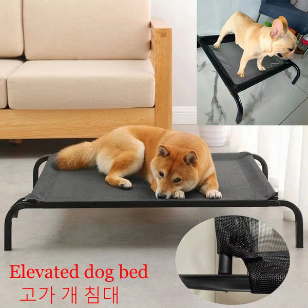 Elevated Folding Pet Camping Bed