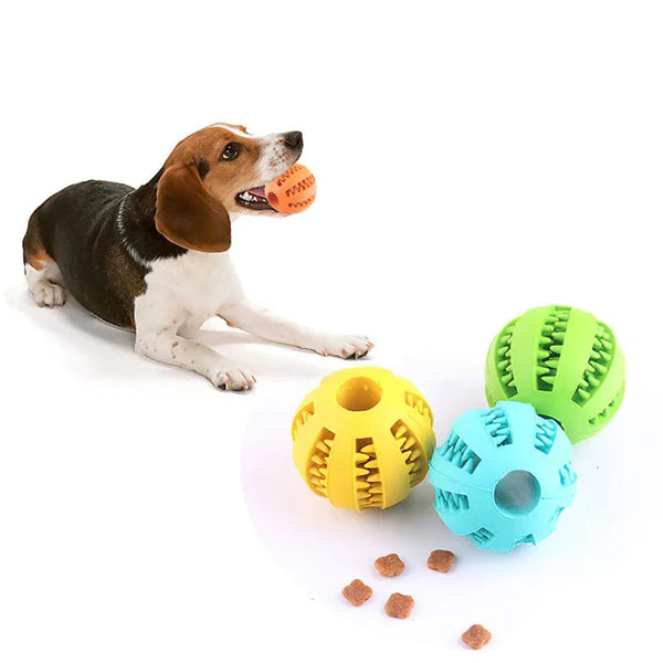 Pet's Tooth Cleaning Rubber Food Ball