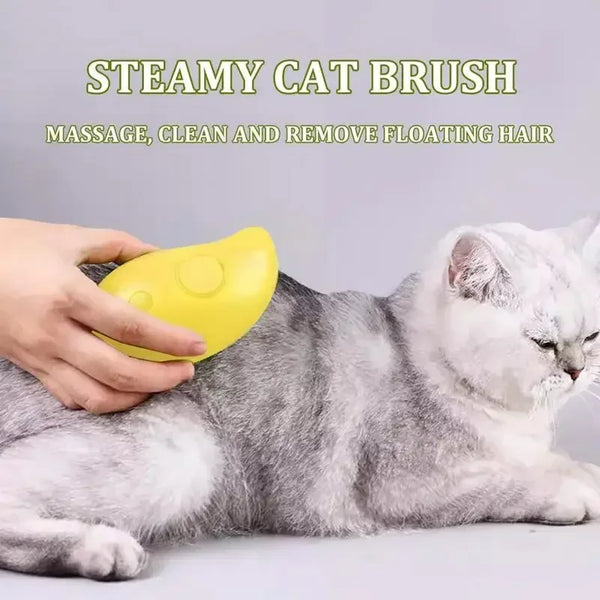 Cat And Dog Steam Brush Removes Hair