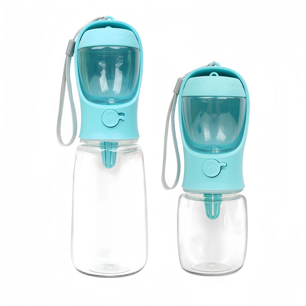 Pet Portable Water Bottle with Food Feeder