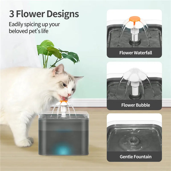 6L Automatic Transparent Pet Smart Feeder