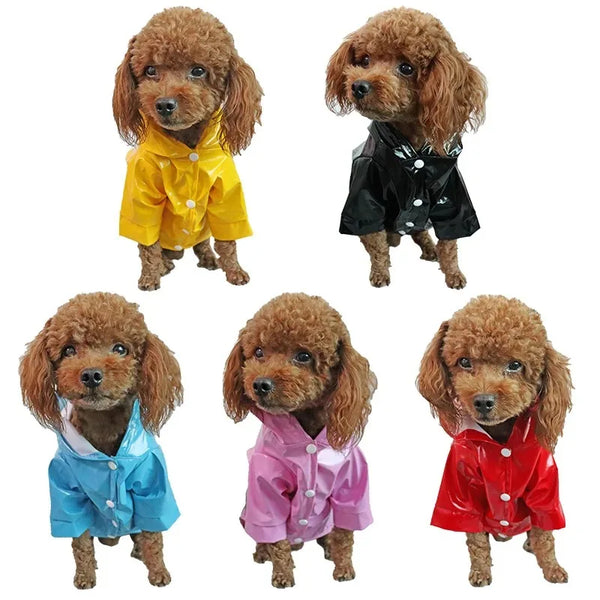 Pets Hooded  Breathable Raincoats