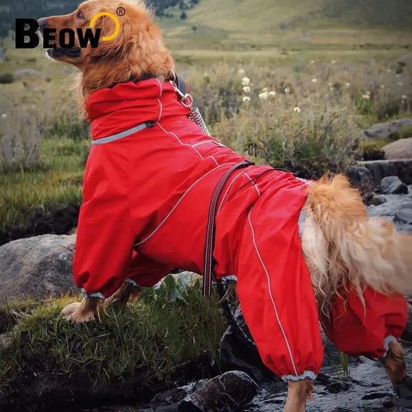 Soft Breathable Waterproof Outdoor Petss Raincoat