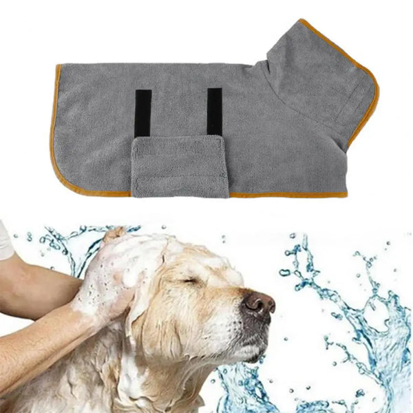 Absorbent Microfiber Pet Bathrobe Towel