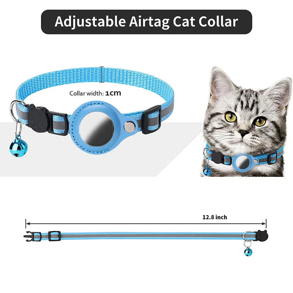 For Airtag Tracker Cat Collars