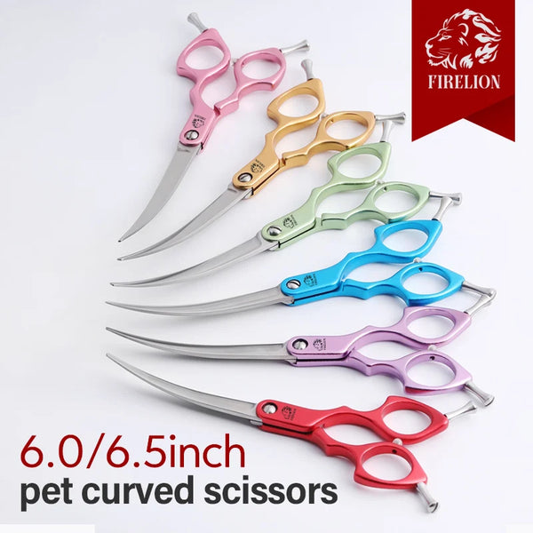 6.0/6.5 Inch Colorful Dog Grooming Scissors